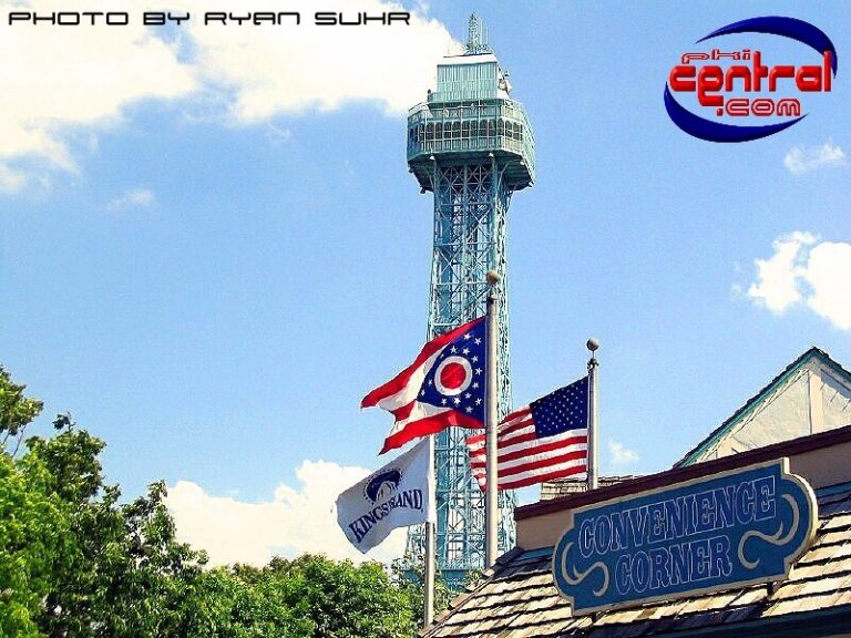 Eiffel Tower w/ Flags